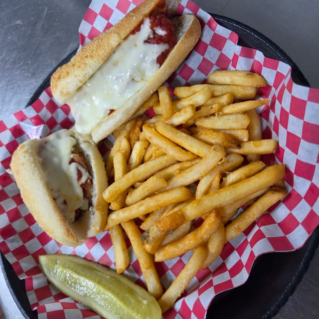 Eggplant parm Sub.