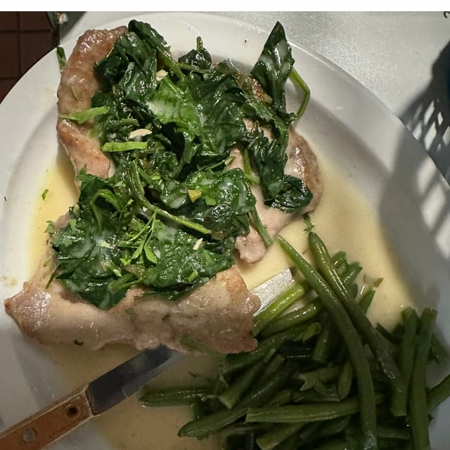 Veal Florentine.