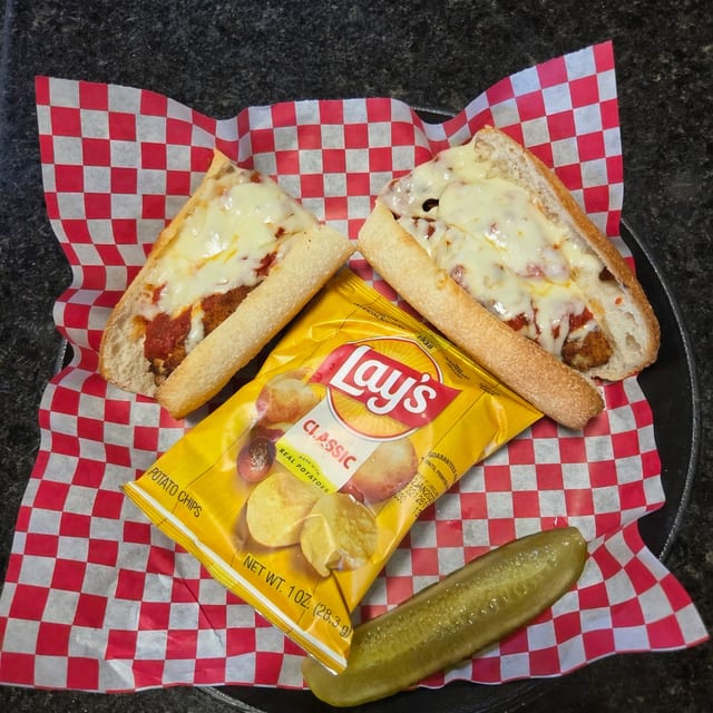 Veal Parm Sub.