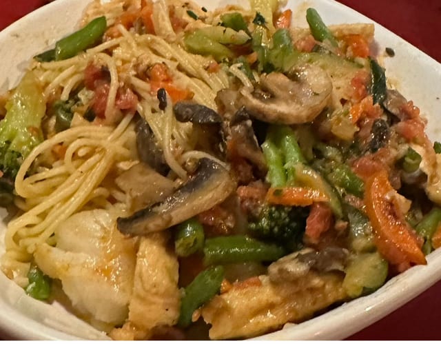 Shrimp Primavera.