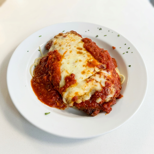 Chicken Parmigiana.