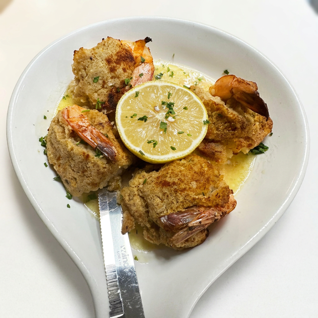 Stuffed Shrimp.