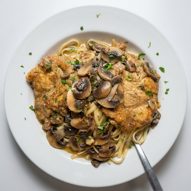 Chicken Marsala Thick Sauce.