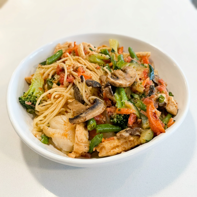 Chicken Primavera.