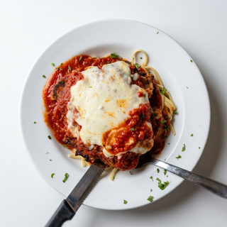 LUNCH Eggplant Parmigiana
