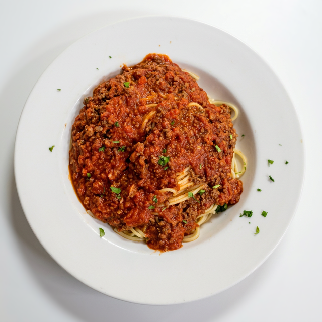 Pasta Bolognese.