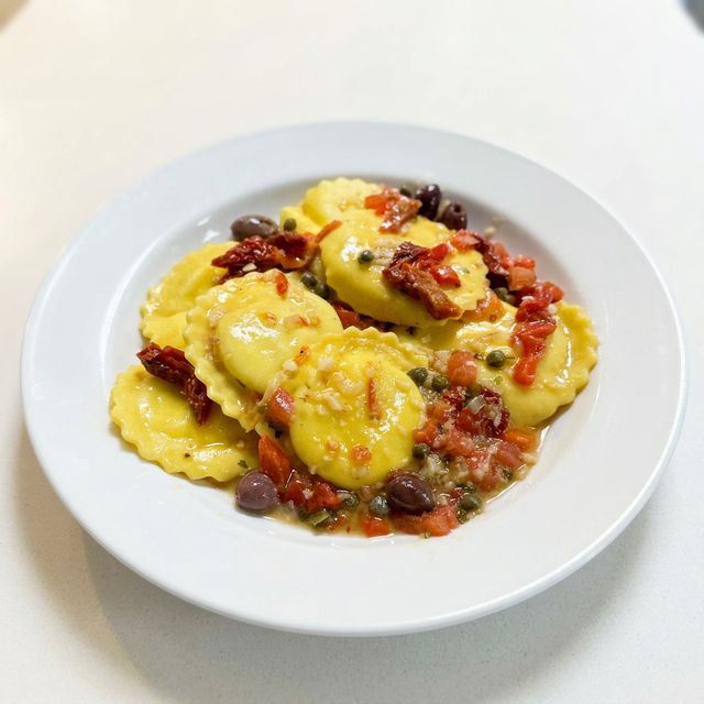 Mediterranean Ravioli.